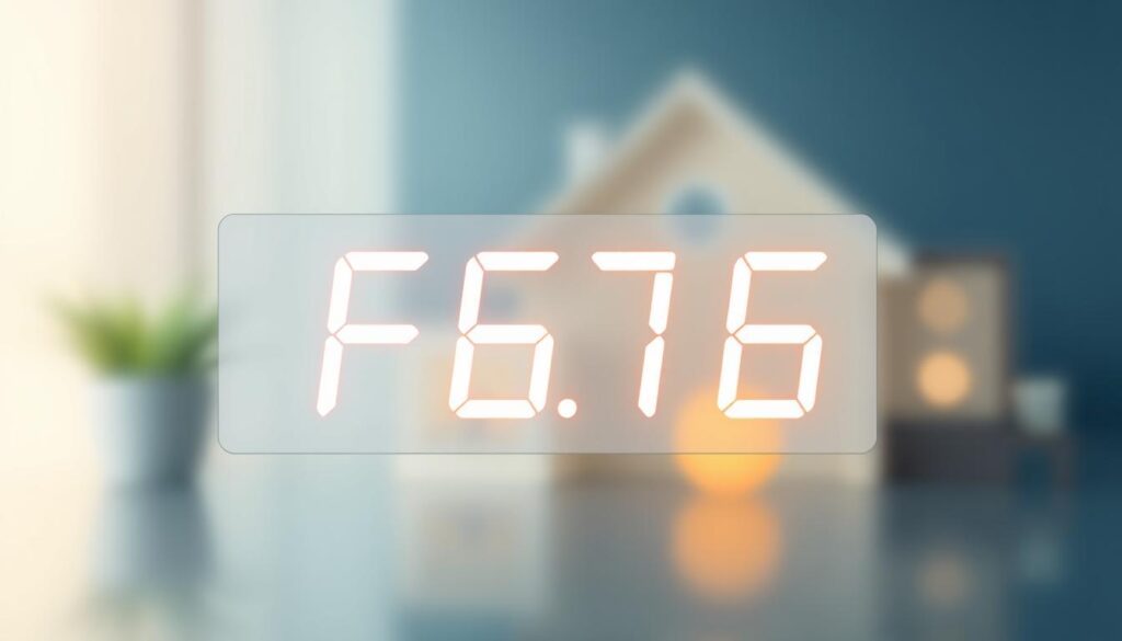 A clean, well-designed illustration depicting the concept of "saldo FGTS" (FGTS account balance). In the foreground, a digital display shows a precise, numerical FGTS balance against a subtly blurred background. The display is sleek and modern, with crisp, legible typography. The lighting is soft and directional, creating a sense of depth and dimension. The overall mood is one of clarity, professionalism, and financial empowerment. The composition is balanced and centered, allowing the FGTS balance to be the focal point. The image conveys the idea of understanding and managing one's FGTS account, aligning with the section title "Visão geral do FGTS e quando faz sentido utilizá-lo para a casa própria". A clean, well-designed illustration depicting the concept of "saldo FGTS" (FGTS account balance). In the foreground, a digital display shows a precise, numerical FGTS balance against a subtly blurred background. The display is sleek and modern, with crisp, legible typography. The lighting is soft and directional, creating a sense of depth and dimension. The overall mood is one of clarity, professionalism, and financial empowerment. The composition is balanced and centered, allowing the FGTS balance to be the focal point. The image conveys the idea of understanding and managing one's FGTS account, aligning with the section title "Visão geral do FGTS e quando faz sentido utilizá-lo para a casa própria".