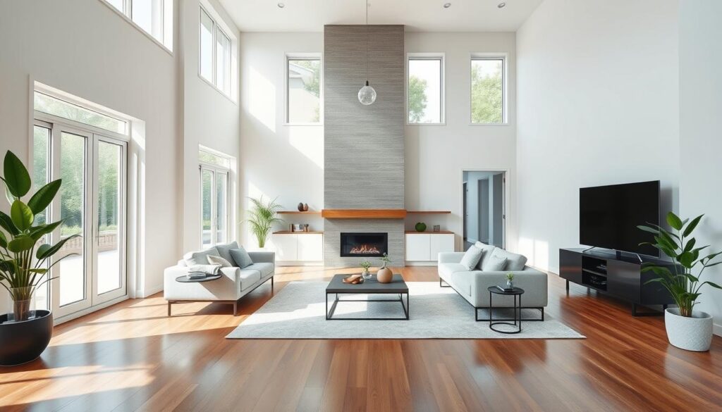 A modern and well-lit interior of a residential property, showcasing a spacious living room with high ceilings and large windows that let in abundant natural light. The room is tastefully furnished with sleek, minimalist furniture, including a comfortable sofa, a contemporary coffee table, and a few potted plants that add a touch of greenery. The walls are painted in a neutral, calming color palette, and the hardwood floors gleam. The overall atmosphere exudes a sense of serenity and attention to detail, reflecting the importance of a thorough property inspection. The image should convey the significance of a comprehensive real estate evaluation, as mentioned in the article's section title. A modern and well-lit interior of a residential property, showcasing a spacious living room with high ceilings and large windows that let in abundant natural light. The room is tastefully furnished with sleek, minimalist furniture, including a comfortable sofa, a contemporary coffee table, and a few potted plants that add a touch of greenery. The walls are painted in a neutral, calming color palette, and the hardwood floors gleam. The overall atmosphere exudes a sense of serenity and attention to detail, reflecting the importance of a thorough property inspection. The image should convey the significance of a comprehensive real estate evaluation, as mentioned in the article's section title.