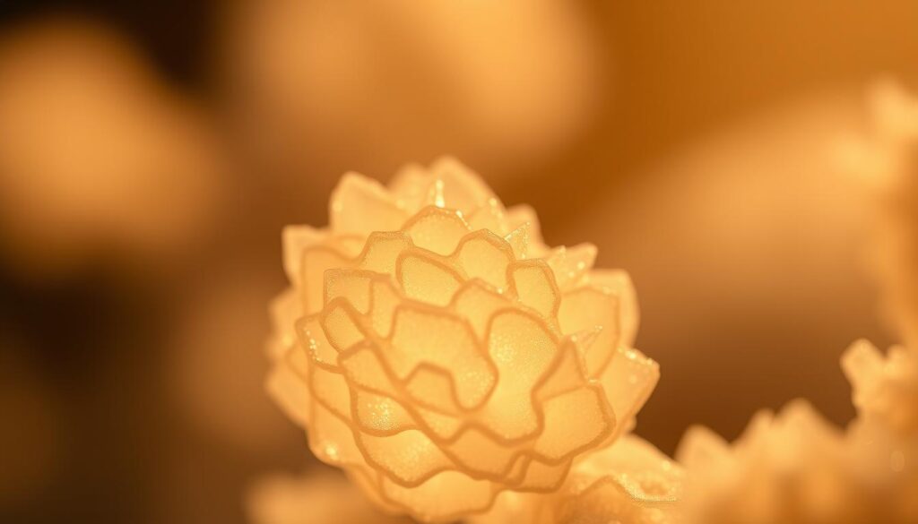 A serene close-up view of a magnified taxa juros, its intricate cellular structure illuminated by soft, warm lighting. The focus is on the delicate, overlapping layers of the juros, highlighting its organic, textural qualities. The background is blurred, creating a sense of depth and emphasizing the juros as the central subject. The lighting casts gentle shadows, accentuating the three-dimensional form and creating a sense of depth and dimension. The overall mood is one of scientific curiosity and appreciation for the natural world. A serene close-up view of a magnified taxa juros, its intricate cellular structure illuminated by soft, warm lighting. The focus is on the delicate, overlapping layers of the juros, highlighting its organic, textural qualities. The background is blurred, creating a sense of depth and emphasizing the juros as the central subject. The lighting casts gentle shadows, accentuating the three-dimensional form and creating a sense of depth and dimension. The overall mood is one of scientific curiosity and appreciation for the natural world.