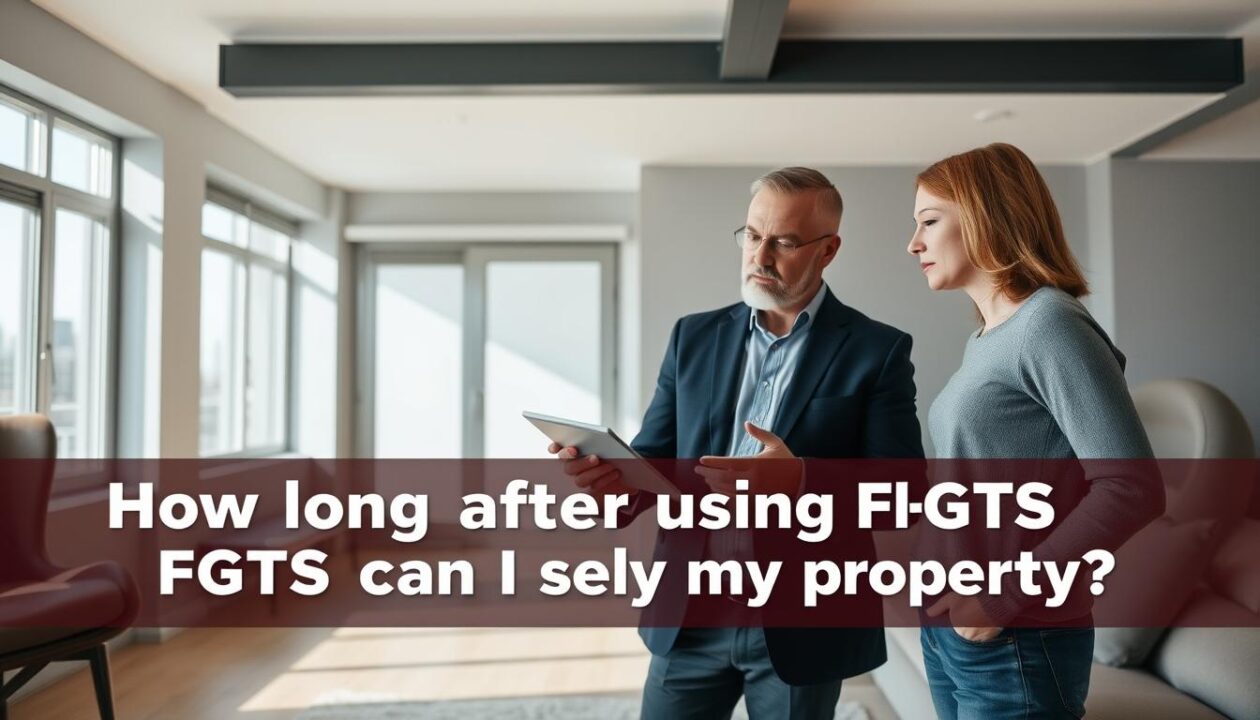Quanto tempo depois de usar o FGTS posso vender o imóvel?