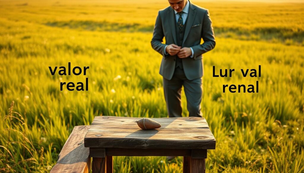 valor real e valor venal