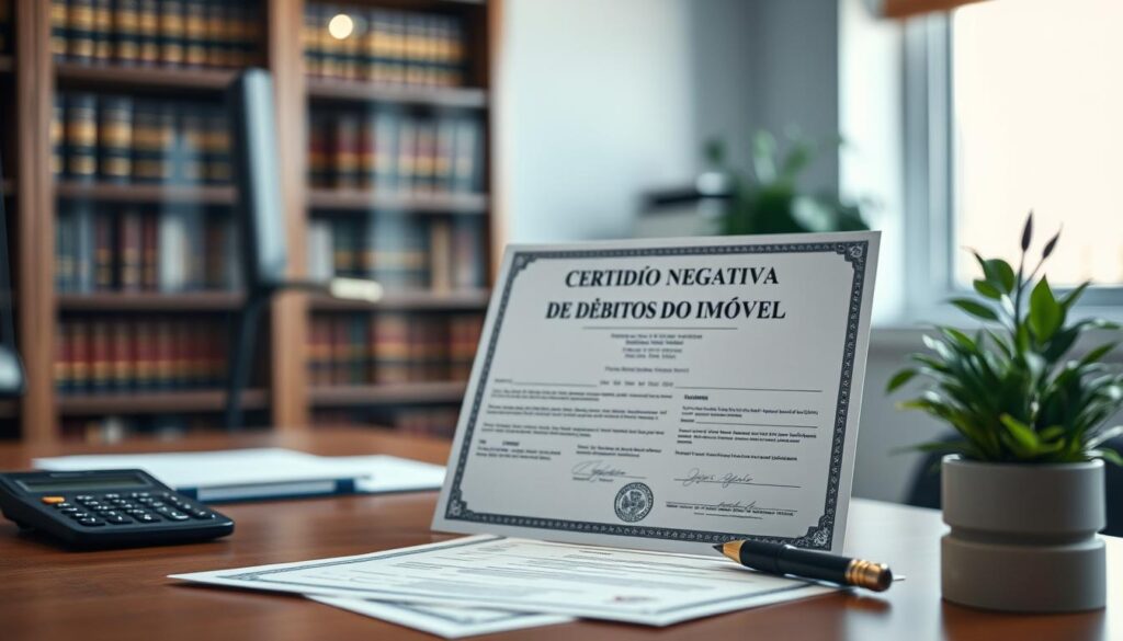certidão negativa de débitos imóvel