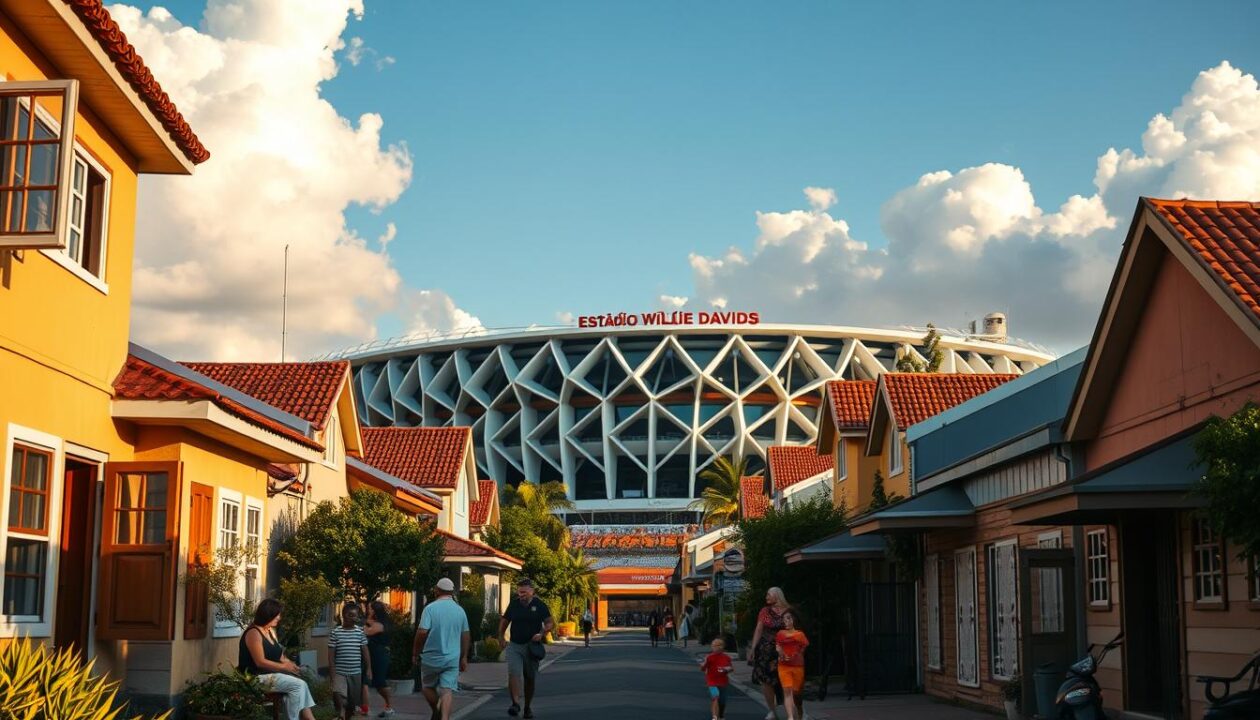 Viver vizinho ao Estádio Willie Davids: Barulho de jogos vs. Localização