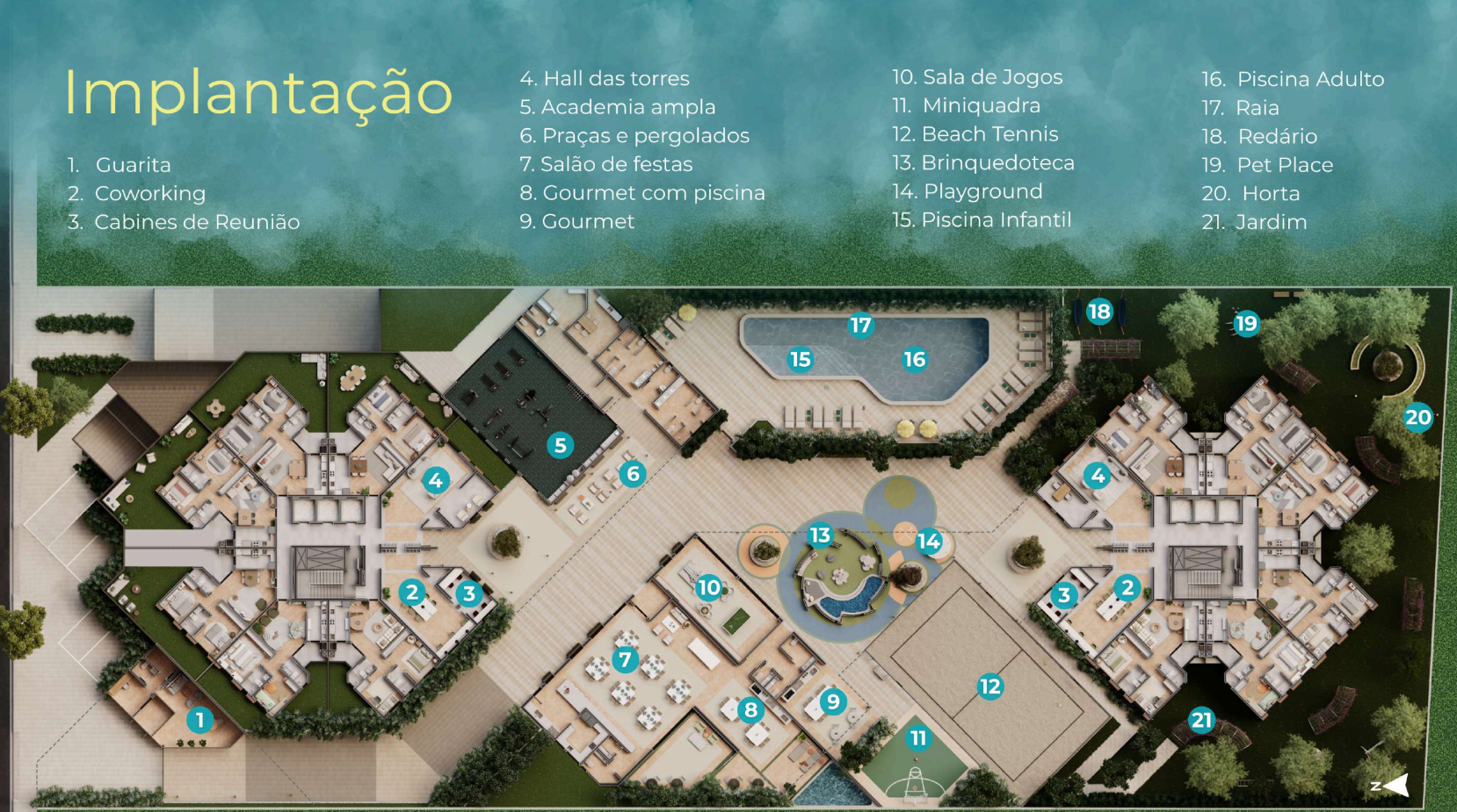 Amalfi Residence Maringá - Lançamento Construtora Design 51 amalfi implementacao