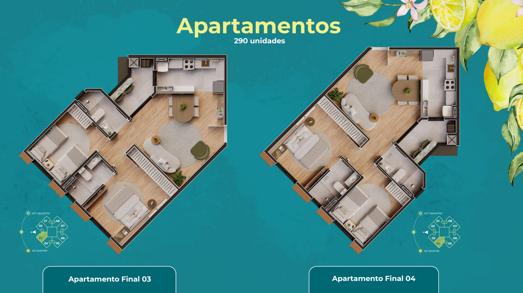 Amalfi Residence Maringá - Lançamento Construtora Design 48 planta amalfi final3e4