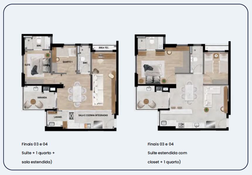 Lançamento Célis Park Maringá - Construtora OG3 49 Planta tipo 3 e 4 suite Célis Park
Zona 08 - Maringá/PR