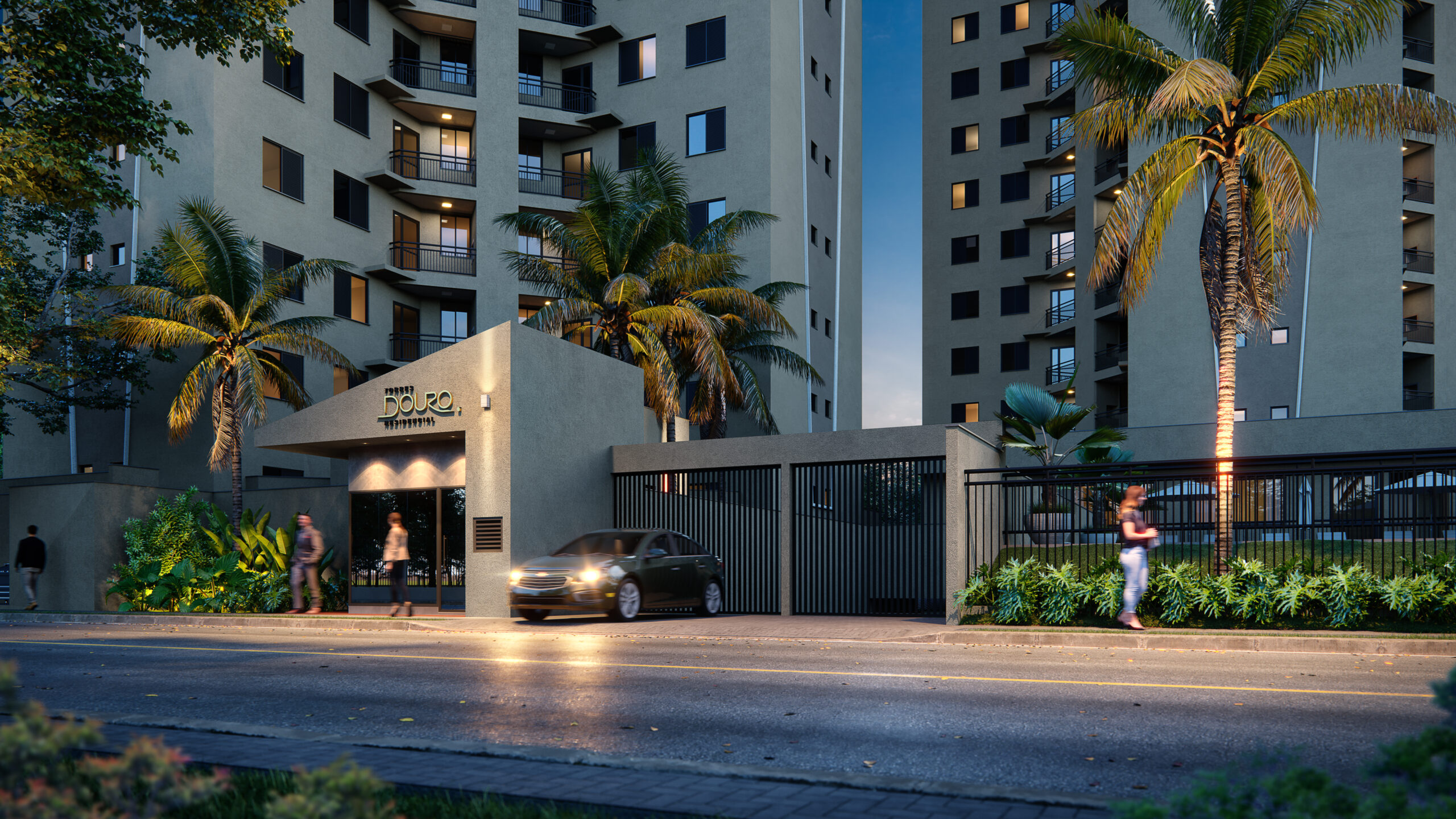 Torres Douro Maringá planta: 54m² com sacada e churrasqueira 5 04 D RM ACESSO AO EMPREENDIMENTO HR scaled