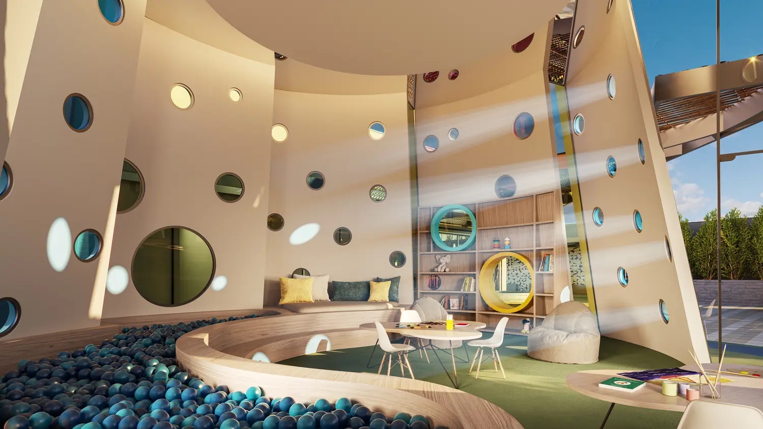 Amalfi Residence Maringá acabamento: laundry, pomar e mais 10 espaco kids