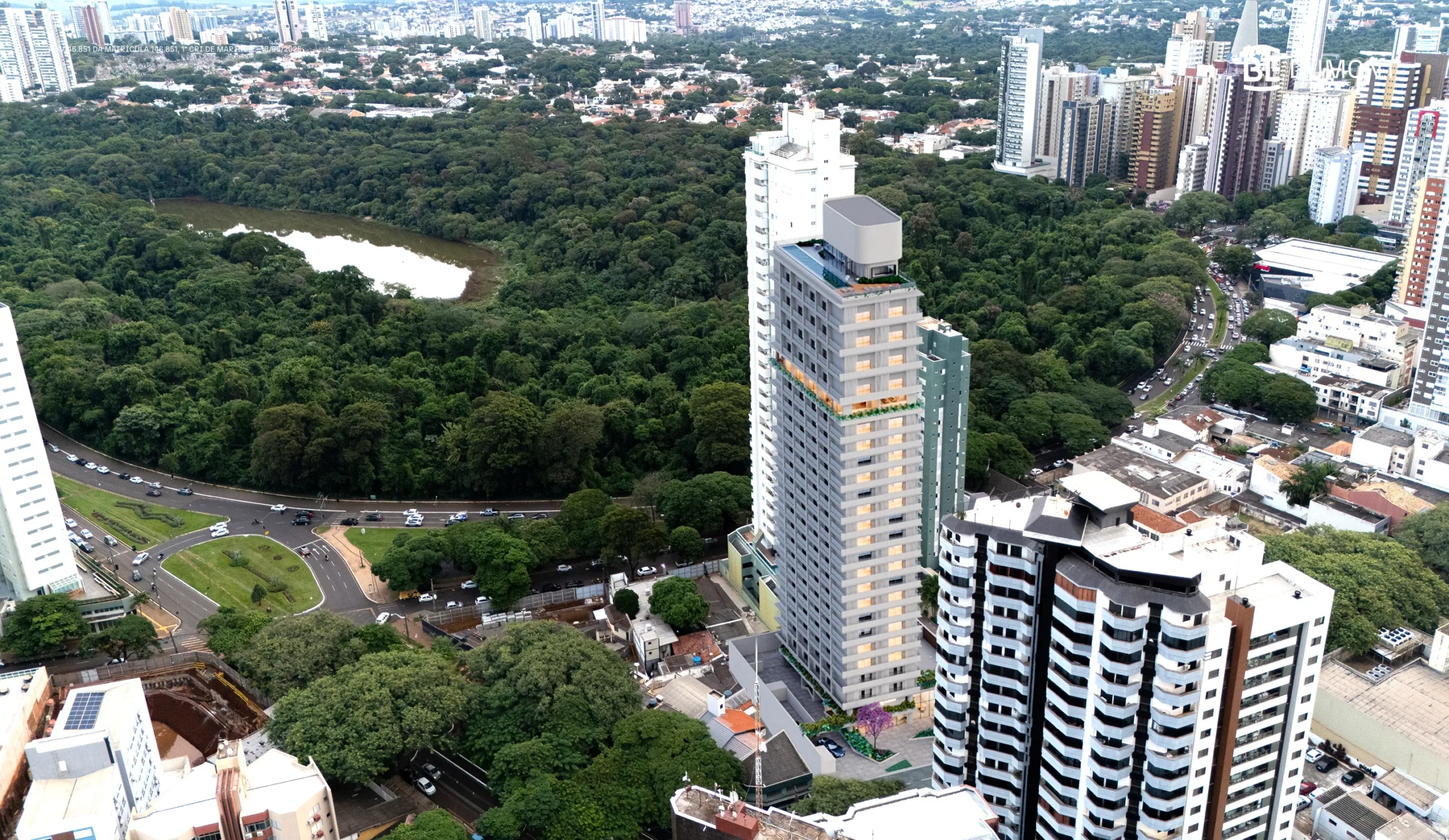 BE Dumont Maringá vale a pena? Studios WELL Platinum 2026 10 vista aerea be dumont